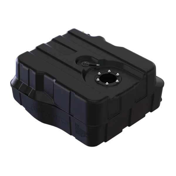 10-1002-1_Iso2_0060 S&B 40 Gallon (After Axle) High-Capacity Fuel Tank 2000-2010 Ford Powerstroke 7.3L, 6.0L, 6.4L Cab Chassis