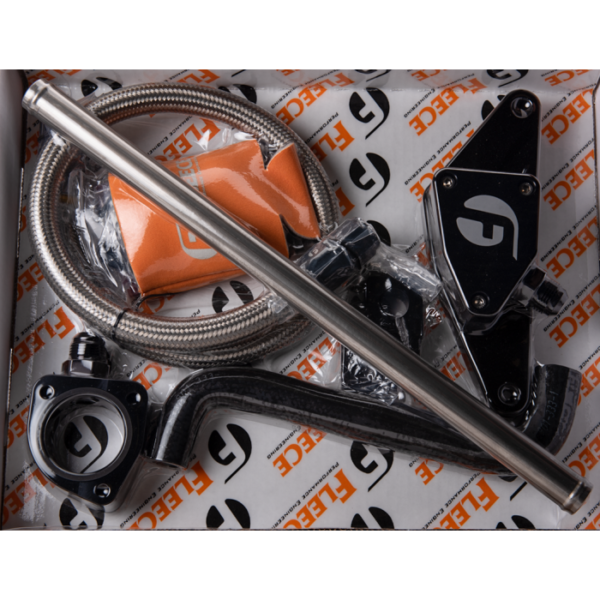 Fleece Performance Coolant Bypass® 2003-2005 Automatic Transmission w/ Stainless Steel Braided Line