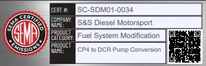 6.7 Powerstroke CP4 to DCR Pump Conversion S&S 6.7F-DCR-1