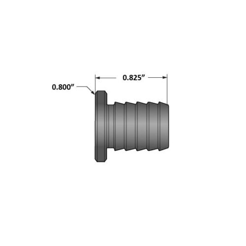 Fleece Performance 1/2 Inch Billet Aluminum multi-application Block Off Plug