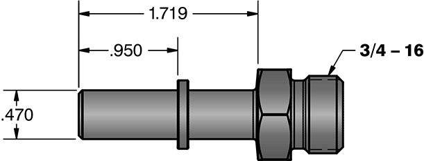Fleece Performance 12mm Quick Connect to 3/4 Inch-16 O-ring (-8 AN) - Image 4