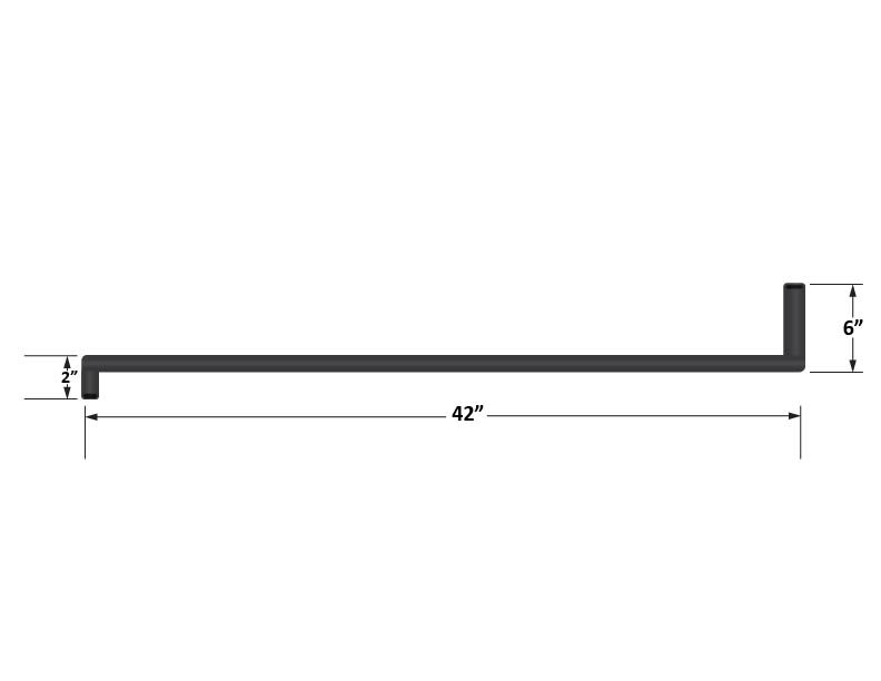 Fleece Performance multi-application Pre-Formed 5/8 Inch Coolant Hose with 90 Degree Ends