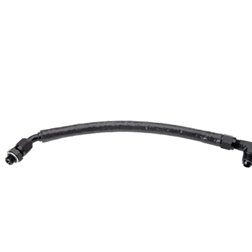 FPE-CRTFL-S3S4-FQWW.png Fleece Performance Turbocharger Oil Feed Line for S300 and S400 Turbos in the 2nd Gen Location on Cummins Engines
