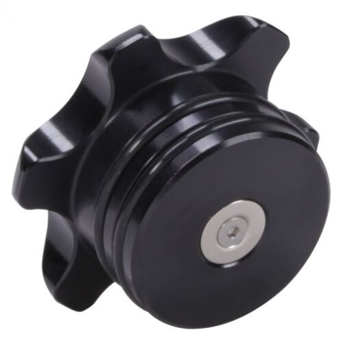 Fleece Performance Black Anodized Billet Fuel Cap For 13-18 Cummins