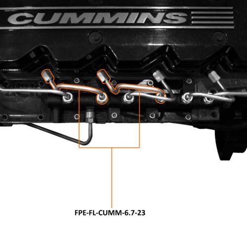 Fleece Performance 07.5-18 6.7L RAM 2500/3500 Cummins Number 2 and Number 3 Injection Line