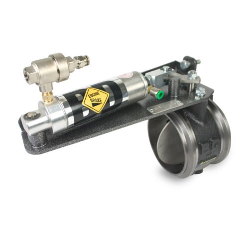 Exhaust Brake 1999-2003 Ford 7.3L Power Stroke Air Actuated Remote Mount 4in Valve c/w Air Compressor BD Diesel