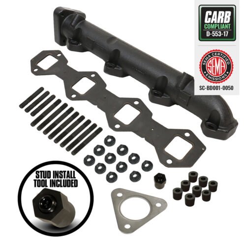 1043006-BKJX.jpg 6.7L Power Stroke Driver's Side Exhaust Manifold Kit Ford 2011-2019 F250/F350/F450/F550 Super Duty BD Diesel