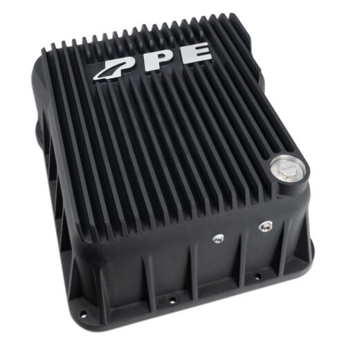 2001-2019 GM 6.6L DURAMAX W/ ALLISON 1000-2000-2400 SERIES TRANSMISSION HEAVY-DUTY DEEP ALUMINUM TRANSMISSION PAN Black