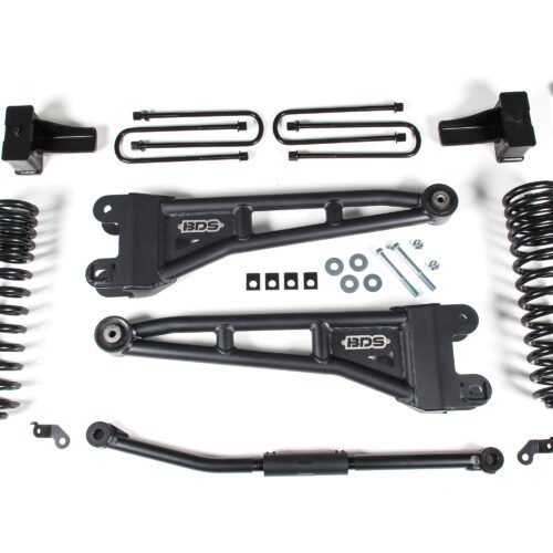 2.5 Inch Lift Kit w/ Radius Arm Ford F250/F350 Super Duty 11-16 4WD Diesel 4 Inch Block NX2 Nitro Shocks