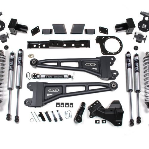 BDS1561FPE-BLDV.jpg 20-22 Ford F-250/F-350 4WD 7 Inch Radius Arm Suspension Lift Kit, 5 Inch Rear, Block, Diesel - Fox 2.5 Performance Elite Series C/O Front, Fox 2.0 IFP Performance Series Aux Front, Fox 2.0 IFP Performance Series Rear BDS Suspension