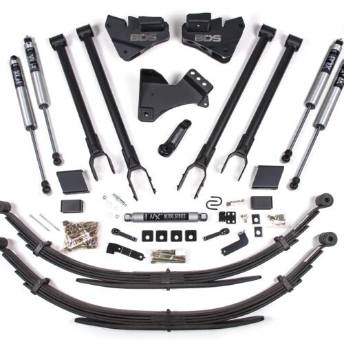 BDS1569FS-BLDV.jpg 5 Inch Lift Kit w/ 4-Link Ford F250/F350 Super Duty 20-22 4WD Diesel Leaf Springs Fox 2.0 Performance Shocks