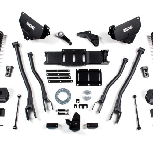6 Inch Lift Kit w/ 4-Link Ram 2500 w/ Rear Air Ride 14-18 4WD Diesel NX2 Nitro Shocks