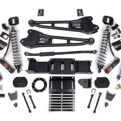 19-25 Ram 2500 4WD 3 Inch Radius Arm Suspension Lift Kit, 1.25 Inch Rear, Coil Spacer, Diesel - Fox 2.5 Performance Elite Series C/O Front, Fox 2.5 Performance Elite Series Rear BDS Suspension