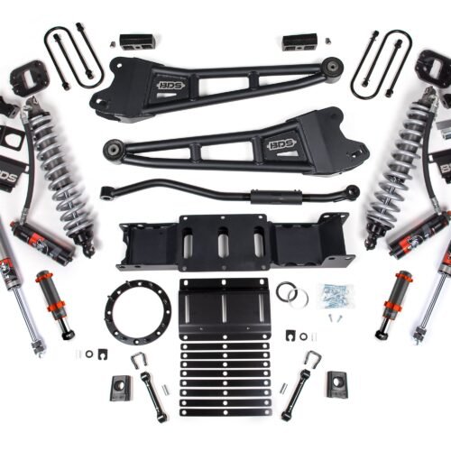19-24 Ram 3500 4WD 3 Inch Radius Arm Suspension Lift Kit, 2 Inch Rear, Block w/o Overload, 6 Bolt Diesel - Fox 2.5 Performance Elite Series C/O Front, FOX 2.0 Front Bump, Fox 2.5 Performance Elite Series Rear BDS Suspension