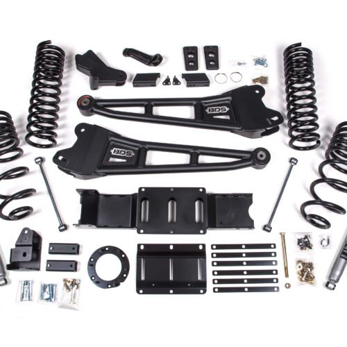 BDS1660H_0-BLDV.jpg 4 Inch Lift Kit w/ Radius Arm Ram 2500 19-24 4WD Diesel NX2 Nitro Shocks