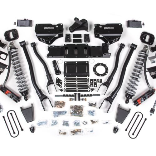 19-24 Ram 3500 4WD 4 Inch 4-Link Suspension Lift Kit, 2 Inch Rear, Block w/o Overload, 6 Bolt Diesel - Fox 2.5 Performance Elite Series C/O Front, Fox 2.5 Performance Elite Series Rear BDS Suspension