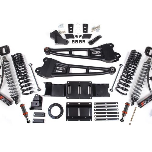19-24 Ram 2500 4WD 6 Inch Radius Arm Suspension Lift Kit, 4.5 Inch Rear, Coil Spring, Diesel - Fox 2.5 Performance Elite Series C/O Front, FOX 2.0 Front Bump, Fox 2.5 Performance Elite Series Rear BDS Suspension