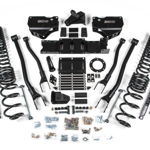 6 Inch Lift Kit w/ 4-Link Ram 2500 19-24 4WD Diesel Fox 2.5 Performance Elite Shocks
