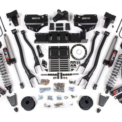 19-24 Ram 3500 4WD 6 Inch 4-Link Suspension Lift Kit, 5 Inch Rear, Block w/o Overload, 6 Bolt Diesel - Fox 2.5 Performance Elite Series C/O Front, Fox 2.5 Performance Elite Series Rear BDS Suspension