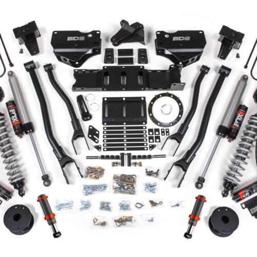 19-24 Ram 3500 4WD 6 Inch 4-Link Suspension Lift Kit, 5 Inch Rear, Block w/ Overload, 6 Bolt Diesel - Fox 2.5 Performance Elite Series C/O Front, FOX 2.0 Front Bump, Fox 2.5 Performance Elite Series Rear BDS Suspension