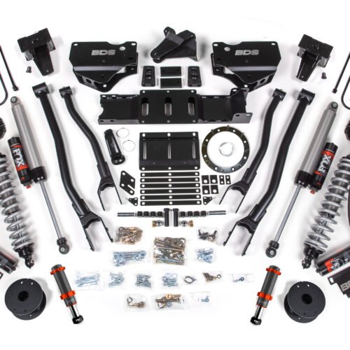 19-24 Ram 3500 4WD 6 Inch 4-Link Suspension Lift Kit, 5 Inch Rear, Block w/o Overload, 8 Bolt Diesel - Fox 2.5 Performance Elite Series C/O Front, FOX 2.0 Front Bump, Fox 2.5 Performance Elite Series Rear BDS Suspension