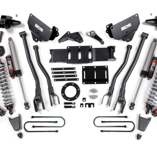 13-18 Ram 3500 4WD 6 Inch 4-Link Suspension Lift Kit, 4 Inch Rear, Block, 6 Bolt Diesel - Fox 2.5 Performance Elite Series C/O Front, Fox 2.5 Performance Elite Series Rear BDS Suspension