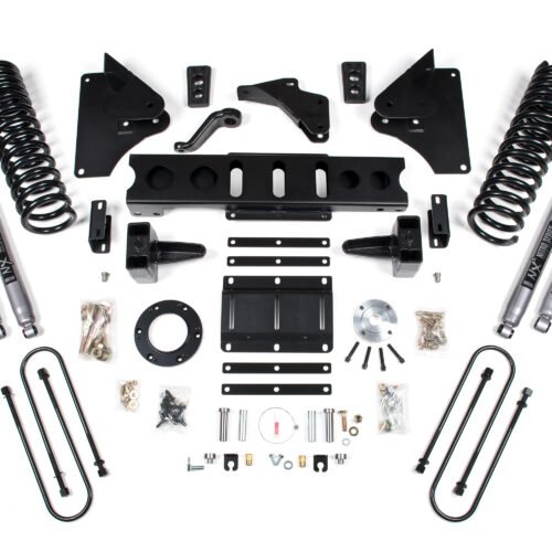 6 Inch Lift Kit Ram 3500 13-18 4WD Diesel 4 Inch Block 8 Bolt NX2 Nitro Shocks