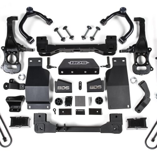 25-Up Silverado/Sierra 1500 4WD 4 Inch Suspension Lift Kit 3.0 Diesel / 2.7 Gas 3 Inch Rear Block Spacer Front NX2 Rear