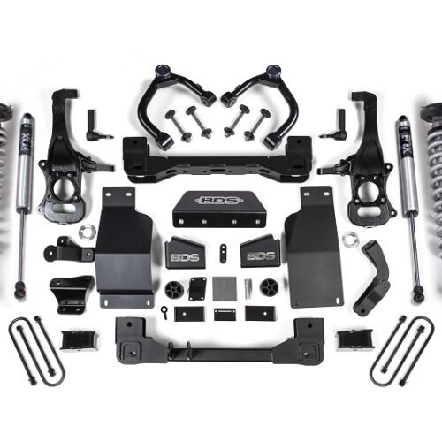 25-Up Silverado/Sierra 1500 4WD 4 Inch Suspension Lift Kit 3.0 Diesel / 2.7 Gas 3 Inch Rear Block -Fox 2.5 PES C/O Front Fox 2.0 PS Rear BDS Suspension