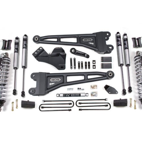 BDS1937FPE_0-BLDV.jpg 4 Inch Lift Kit w/ Radius Arm FOX 2.5 Performance Elite Coil-Over Conversion Ford F250/F350 Super Duty 08-10 4WD Diesel Block Kit Without Factory Overload