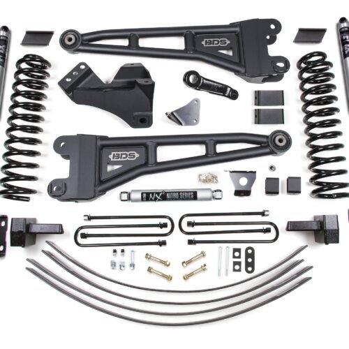 BDS1946FS_0-BLDV.jpg 6 Inch Lift Kit w/ Radius Arm Ford F250/F350 Super Duty 05-07 4WD Diesel 4 Inch Block Kit Add A leaf With Overload Fox 2.0 Performance Shocks