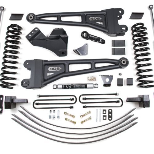 BDS1949H_0-BLDV.jpg 6 Inch Lift Kit w/ Radius Arm Ford F250/F350 Super Duty 05-07 4WD Gas 4 Inch Block Add A Leaf Without Overload NX2 Nitro