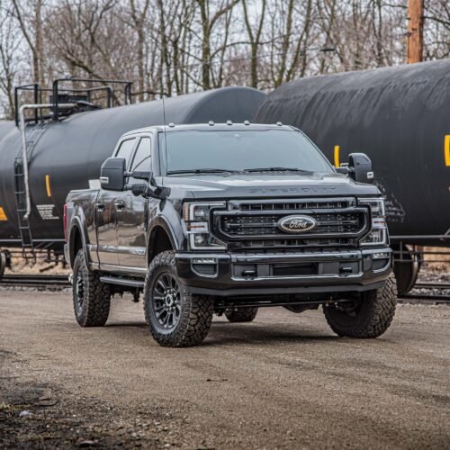 BDS1968FPE-BLDV.jpg 20-22 Ford F-250/F-350 4WD 5 Inch Radius Arm Suspension Lift Kit, 3 Inch Rear, Block, Diesel - Fox 2.5 Performance Elite Series C/O Front, Fox 2.5 Performance Elite Series Aux Front, Fox 2.5 Performance Elite Series Rear BDS Suspension