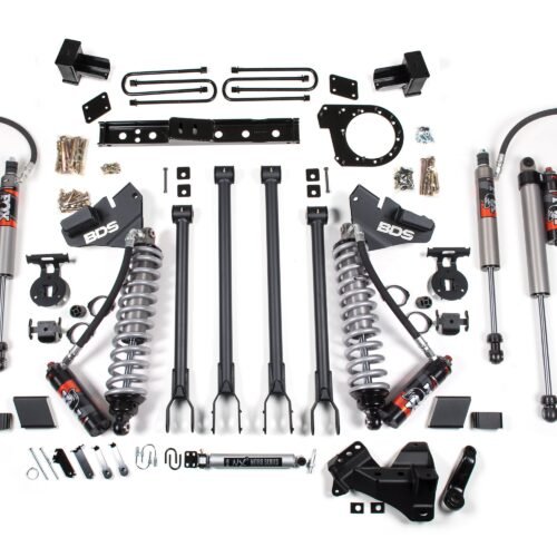 BDS1987FPE-BLDV.jpg 6 Inch Lift Kit w/ 4-Link FOX 2.5 Performance Elite Coil-Over Conversion Ford F350 Super Duty DRW 20-22 4WD Diesel