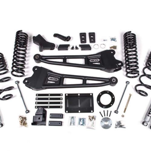 6 Inch Lift Kit w/ Radius Arm Ram 2500 14-18 4WD Diesel Fox 2.0 Performance Shocks