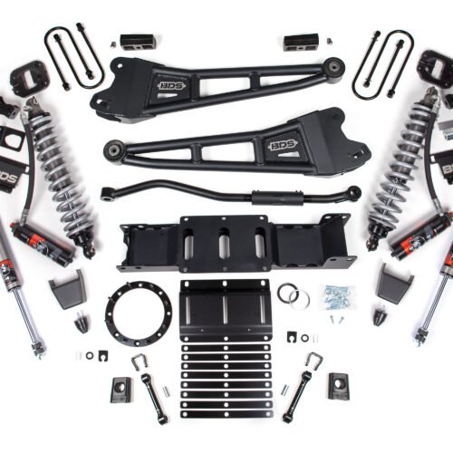 19-25 Ram 3500 4WD 3 Inch Radius Arm Suspension Lift Kit, 2 Inch Rear, Block w/o Overload, 8 Bolt Diesel - Fox 2.5 Performance Elite Series C/O Front, Fox 2.5 Performance Elite Series Rear BDS Suspension