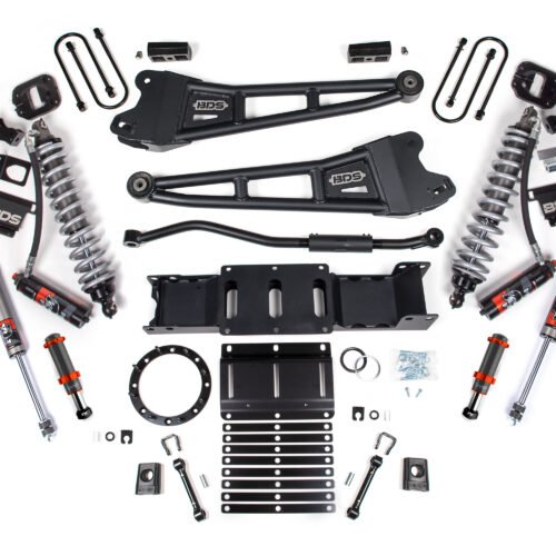 19-25 Ram 3500 4WD 3 Inch Radius Arm Suspension Lift Kit, 2 Inch Rear, Block w/o Overload, 8 Bolt Diesel - Fox 2.5 Performance Elite Series C/O Front, FOX 2.0 Front Bump, Fox 2.5 Performance Elite Series Rear BDS Suspension
