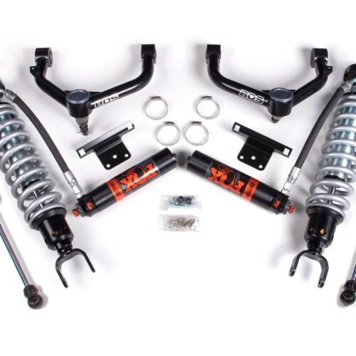 14-18 Ram 1500 4WD (Diesel) 2 Inch Coilover Upgrade Kit, 0 Inch Rear Lift - Fox 2.5 Factory Race Series C/O, Fox 2.0 IFP Performance Series Shocks BDS Suspension
