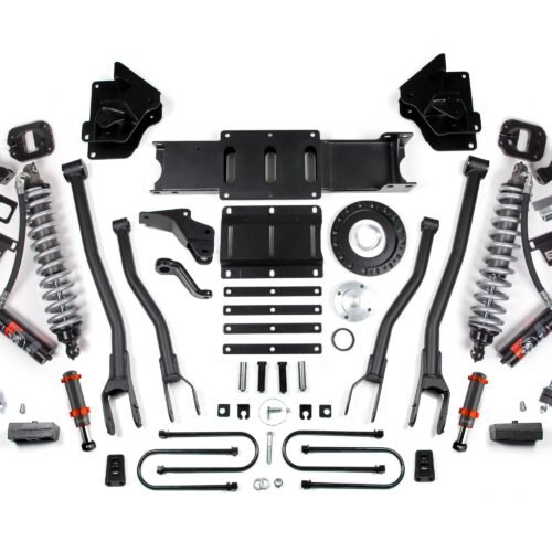BDS2130PESB-BLDV.jpg 13-18 Ram 3500 4WD 4 Inch 4-Link Suspension Lift Kit, 2 Inch Rear, Block, 8 Bolt Diesel - Fox 2.5 Performance Elite Series C/O Front, FOX 2.0 Front Bump, Fox 2.5 Performance Elite Series Rear BDS Suspension