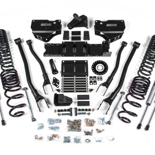 2025 Ram 2500 4WD (Diesel) 6 Inch 4-Link Suspension Lift Kit, 4.5 Inch Rear Lift, Coil Spring - Fox 2.0 IFP PS Shocks BDS Suspension
