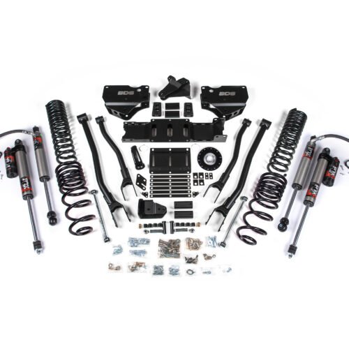 2025 Ram 2500 4WD (Diesel) 4 Inch 4-Link Suspension Lift Kit W/ Indexing Ring, 2.5 Inch Rear Lift, Coil Spring - Fox 2.5 PES Shocks BDS Suspension