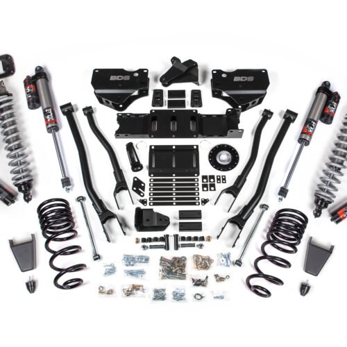 2025 Ram 2500 4WD (Diesel) 4 Inch 4-Link Suspension Lift Kit W/ Indexing Ring, 2.5 Inch Rear Lift, Coil Spring - Fox 2.5 PES C/O, Fox 2.5 PES Shocks BDS Suspension