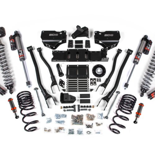 2025 Ram 2500 4WD (Diesel) 4 Inch 4-Link Suspension Lift Kit W/ Indexing Ring, 2.5 Inch Rear Lift, Coil Spring - Fox 2.5 PES C/O, Fox 2.0 IFP Bump Stop, Fox 2.5 PES Shocks BDS Suspension