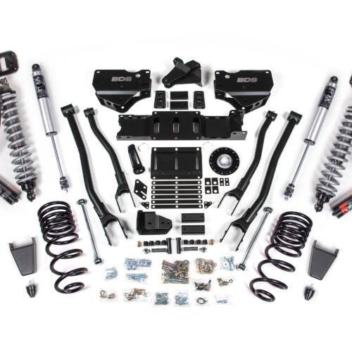 2025 Ram 2500 4WD (Diesel) 4 Inch 4-Link Suspension Lift Kit W/ Indexing Ring, 2.5 Inch Rear Lift, Coil Spring - Fox 2.5 PES C/O, Fox 2.5 IFP PS Shocks BDS Suspension