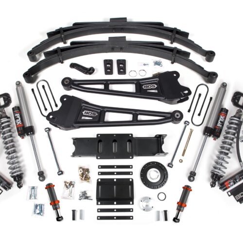 13-18 Ram 3500 (Diesel) 6 Inch Coilover Conversion Kit, 4.5 Inch Rear Lift, Leaf Spring, 8 Bolt - Fox 2.5 Performance Elite Series C/O + Fox 2.0 IFP Bump Stop, Fox 2.5 Performance Elite Series Shocks BDS Suspension