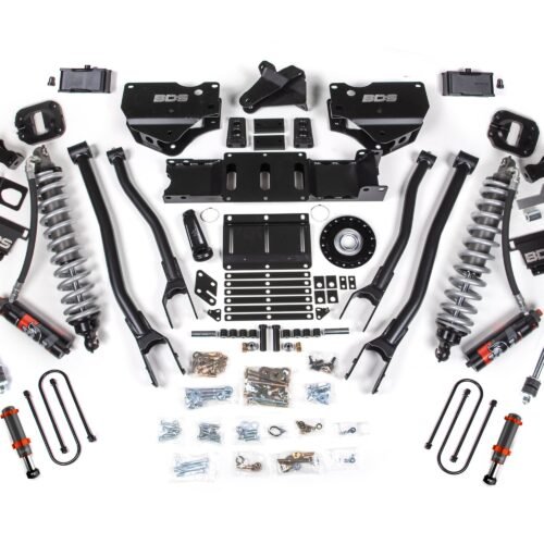 25-26 Ram 3500 (Diesel) 4 Inch 4-Link Suspension Lift Kit W/ Indexing Ring, 3 Inch Rear Lift, Block W/ OE Air Assist - Fox 2.5 PES C/O and Fox 2.0 IFP Bump Stop, Fox 2.5 PES Shocks BDS Suspension