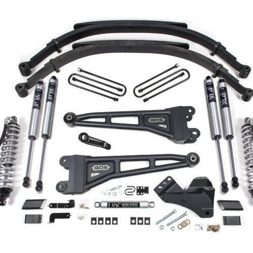 BDS2208FPE-BLDV.jpg 5 Inch Lift Kit w/ Radius Arm FOX 2.5 Coil-Over Conversion Performance Elite Ford F250/F350 Super Duty 23-24 4WD Diesel Leaf Springs 2.0 Performance