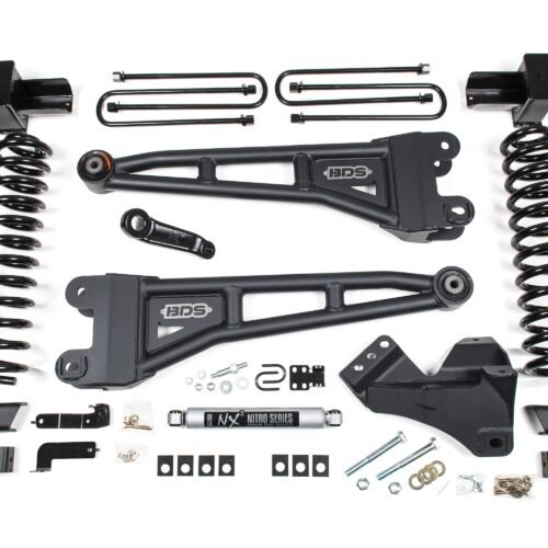 BDS2242H_0-BLDV.jpg 5 Inch Lift Kit w/ Radius Arm Ford F250/F350 Super Duty 23-24 4WD Diesel 5 Inch Block with 2 Leaf Main NX2 Nitro