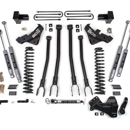 23-26 Ford F-250/F-350 Super Duty 4WD 5 Inch 4-Link Suspension Lift Kit, 3 Inch Rear, Block, Diesel - Fox 2.5 Performance Elite Series Shocks BDS Suspension