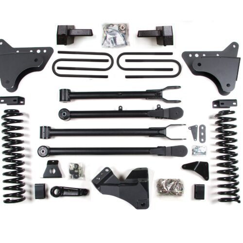 BDS351FS_0-BLDV.jpg 6 Inch Lift Kit w/ 4-Link Ford F250/F350 Super Duty 05-07 4WD Diesel 5 Inch Block Without Overload FOX 2.0 Performance